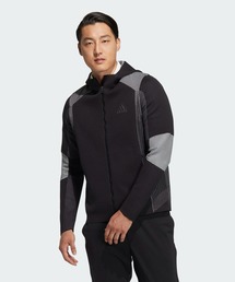 プライムニット 長袖フルジップ フーディー【adidas Golf/アディダスゴルフ】