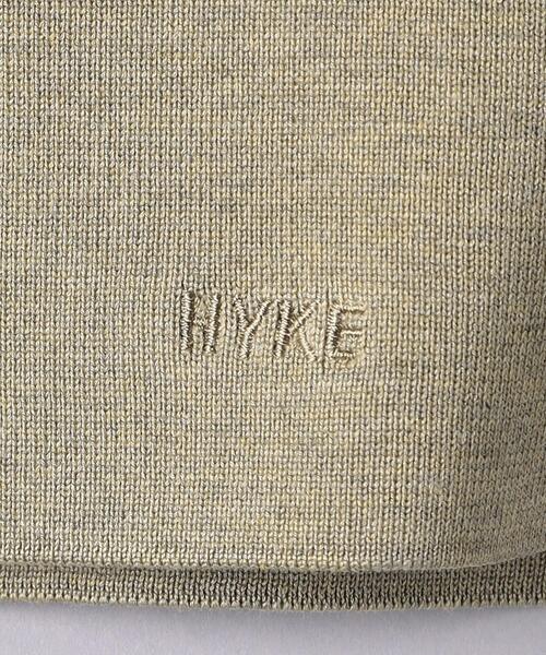 HYKE（ハイク）の「＜HYKE（ハイク）＞S/C/P CROP ニット ■■■（ニット/セーター・レディース・ブラック/ベージュ・FREE）」の11枚目の写真