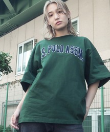 U.S. POLO ASSN. / ユーエスポロアッスン 別注 コラボ ビッグシルエット オーバーサイズ 半袖 Tシャツ