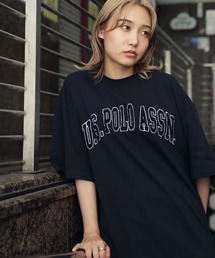 U.S. POLO ASSN. / ユーエスポロアッスン 別注 コラボ ビッグシルエット オーバーサイズ 半袖 Tシャツ