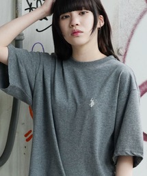 U.S. POLO ASSN. / ユーエスポロアッスン 別注 コラボ ビッグシルエット オーバーサイズ 半袖 Tシャツ