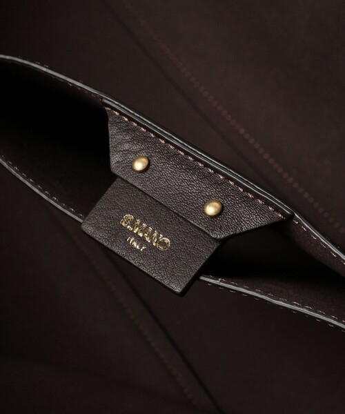 BEAMS F(ビームスエフ)の「S.MANO / ROPE TOTE(トートバッグ・メンズ・ブラック/ダークブラウン・ONE SIZE)」の10枚目の写真