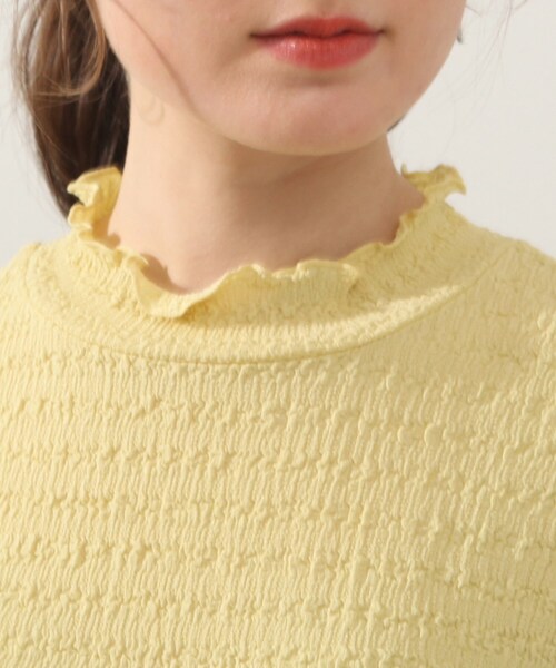 DRESKIP(ドレスキップ)の「◆シボシボハイネックプルオーバー(Tシャツ/カットソー・レディース・ブラック/オフホワイト/イエロー系その他・02/03/04)」の10枚目の写真