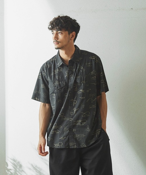 JACK & MARIE（ジャックアンドマリー）の「FILSON　#89134 ウォッシュドS/Sフェザークロスシャツ 80444511001（シャツ/ブラウス・メンズ・ブラウン系その他/ブルー系その他・M/L）」の2枚目の写真