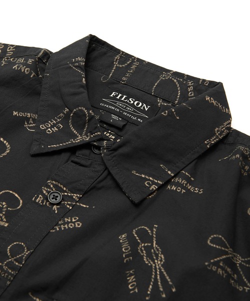 JACK & MARIE（ジャックアンドマリー）の「FILSON　#89134 ウォッシュドS/Sフェザークロスシャツ 80444511001（シャツ/ブラウス・メンズ・ブラウン系その他/ブルー系その他・M/L）」の13枚目の写真