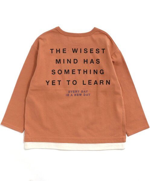 BREEZE by saori(ブリーズバイサオリ)の「/WEB限定 レイヤードTシャツ 【BREEZE by saori】(Tシャツ/カットソー・キッズ・ブラック/パープル/サックスブルー/オレンジ/イエロー・140/150/110/100/120/90/130)」の5枚目の写真