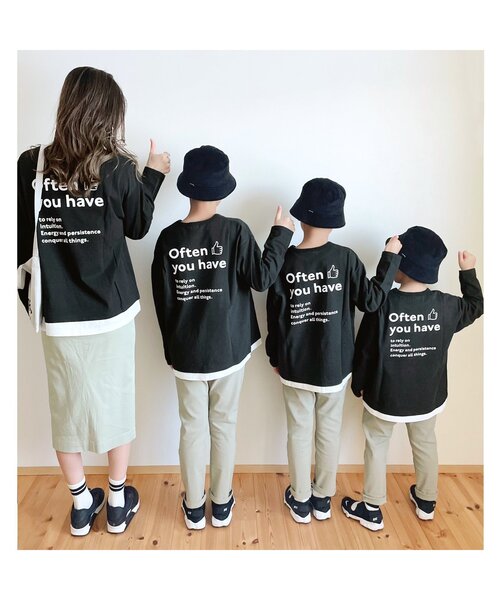 BREEZE by saori(ブリーズバイサオリ)の「/WEB限定 レイヤードTシャツ 【BREEZE by saori】(Tシャツ/カットソー・キッズ・ブラック/パープル/サックスブルー/オレンジ/イエロー・140/150/110/100/120/90/130)」の22枚目の写真