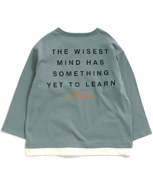 BREEZE by saori(ブリーズバイサオリ)の「/WEB限定 レイヤードTシャツ 【BREEZE by saori】(Tシャツ/カットソー・キッズ・ブラック/パープル/サックスブルー/オレンジ/イエロー・140/150/110/100/120/90/130)」の14枚目の写真