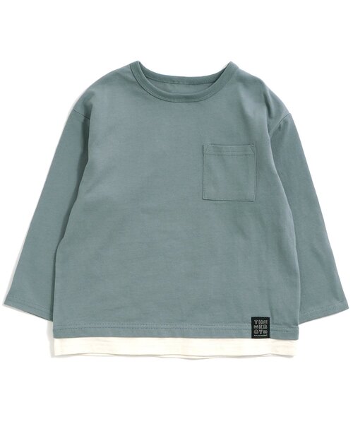 BREEZE by saori(ブリーズバイサオリ)の「/WEB限定 レイヤードTシャツ 【BREEZE by saori】(Tシャツ/カットソー・キッズ・ブラック/パープル/サックスブルー/オレンジ/イエロー・140/150/110/100/120/90/130)」の18枚目の写真