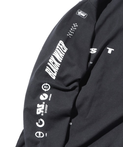 STAMPD(スタンプド)の「STAMPD/スタンプド Water Relaxed LS Tee フロントロゴ ロングスリーブTシャツ(Tシャツ/カットソー・メンズ・ホワイト/ブラック・L/M/XL)」の10枚目の写真