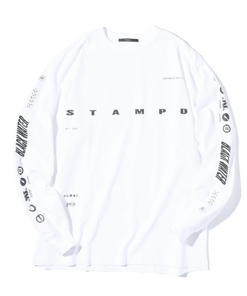 STAMPD(スタンプド)の「STAMPD/スタンプド Water Relaxed LS Tee フロントロゴ ロングスリーブTシャツ(Tシャツ/カットソー・メンズ・ホワイト/ブラック・L/M/XL)」の15枚目の写真