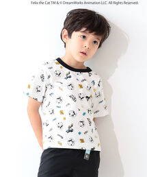 B:MING by BEAMS（ビーミングバイビームス）の「B:MING by BEAMS / Felix the Cat / リンガー プリント Tシャツ（90~140cm）（Tシャツ/カットソー・キッズ）」