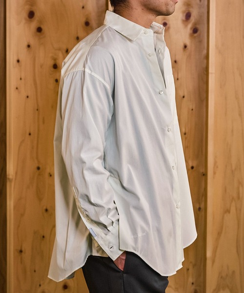 Jack Miller(ジャックミラー)の「Jack Miller タイプライターロングスリーブシャツ 010(シャツ/ブラウス・メンズ・サックスブルー/キナリ/ホワイト・L/M/S)」の16枚目の写真
