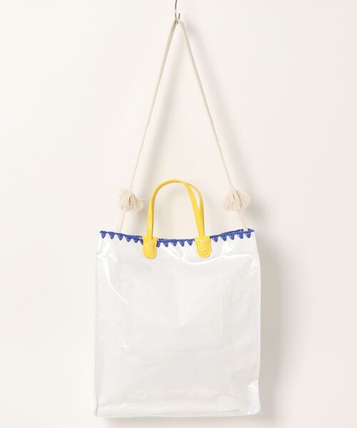 ACCOMMODE（アコモデ）の「パンチトートバッグ（トートバッグ・レディース・ブルー/ベージュ/グリーン/ホワイト・FREE）」の21枚目の写真