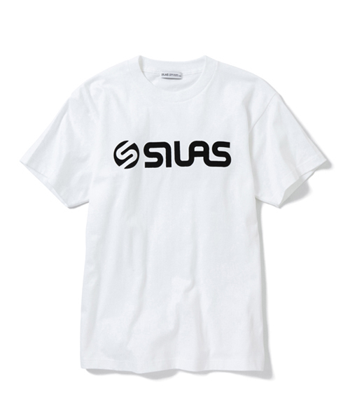 SILAS（サイラス）の「S/S TEE OLD LOGO FLOCKY（Tシャツ/カットソー・メンズ・ホワイト/ブラック/ネイビー・X-LARGE/MEDIUM/SMALL/LARGE）」の2枚目の写真