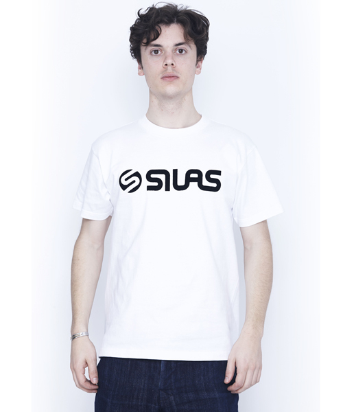 SILAS（サイラス）の「S/S TEE OLD LOGO FLOCKY（Tシャツ/カットソー・メンズ・ホワイト/ブラック/ネイビー・X-LARGE/MEDIUM/SMALL/LARGE）」の4枚目の写真