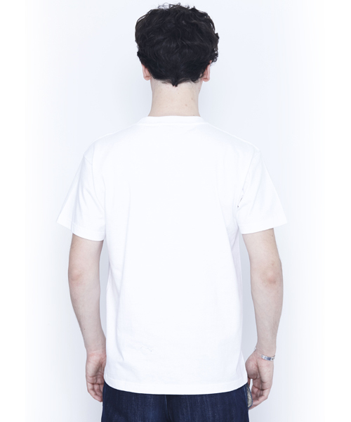 SILAS（サイラス）の「S/S TEE OLD LOGO FLOCKY（Tシャツ/カットソー・メンズ・ホワイト/ブラック/ネイビー・X-LARGE/MEDIUM/SMALL/LARGE）」の6枚目の写真