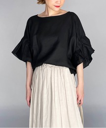 PICCIN | 前後2WAYフレンチリネンブラウス(シャツ/ブラウス)