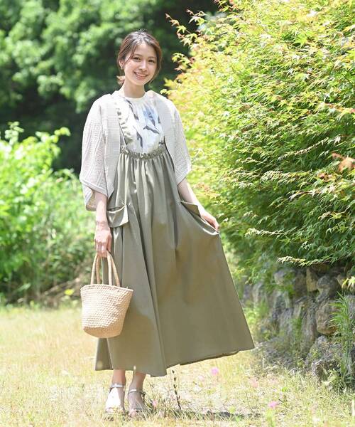 rps（アールピーエス）の「透かし柄ニットボレロ（カーディガン/ボレロ・レディース・ブラック/オフホワイト/ベージュ系その他/ベージュ/グリーン系その他/モカ・M/フリー）」の18枚目の写真