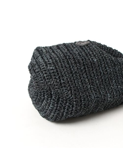 CLEDRAN(クレドラン)の「CL3385 SOFT PURSE BASKET ラフィア巾着型 バスケット(かごバッグ・レディース・ブラック/グリーン/ナチュラル・FREE)」の13枚目の写真