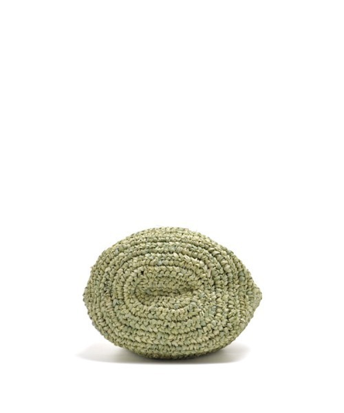 CLEDRAN(クレドラン)の「CL3385 SOFT PURSE BASKET ラフィア巾着型 バスケット(かごバッグ・レディース・ブラック/グリーン/ナチュラル・FREE)」の8枚目の写真