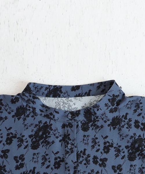 antiqua（アンティカ）の「花柄ティアードワンピース（ワンピース・レディース・ブラック/ネイビー・FREE）」の8枚目の写真
