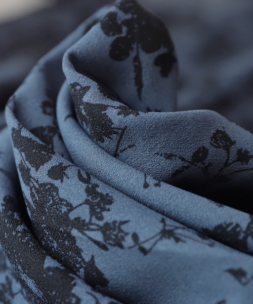 antiqua（アンティカ）の「花柄ティアードワンピース（ワンピース・レディース・ブラック/ネイビー・FREE）」の11枚目の写真