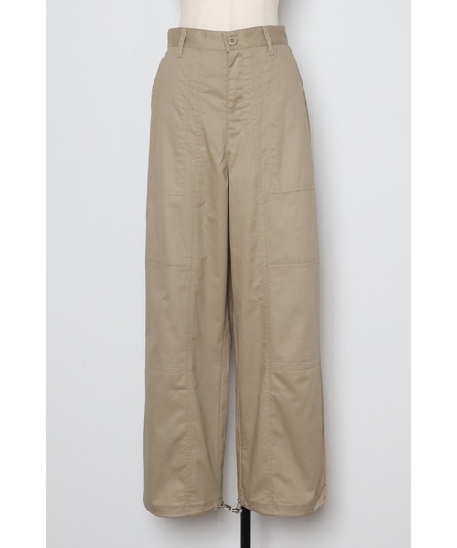 Bonjour Sagan（ボンジュールサガン）の「トレートべイカーパンツ（その他パンツ・レディース・ベージュ/オフホワイト・FREE）」の5枚目の写真