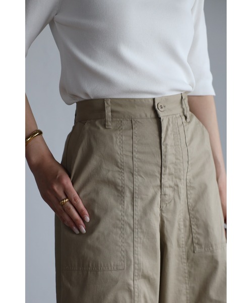 Bonjour Sagan（ボンジュールサガン）の「トレートべイカーパンツ（その他パンツ・レディース・ベージュ/オフホワイト・FREE）」の18枚目の写真