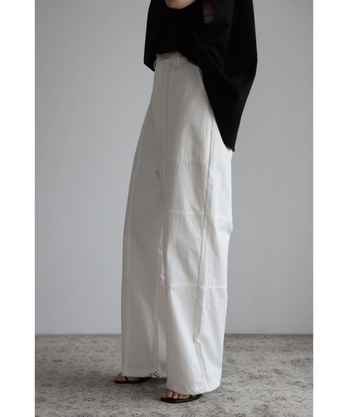 Bonjour Sagan（ボンジュールサガン）の「トレートべイカーパンツ（その他パンツ・レディース・ベージュ/オフホワイト・FREE）」の17枚目の写真