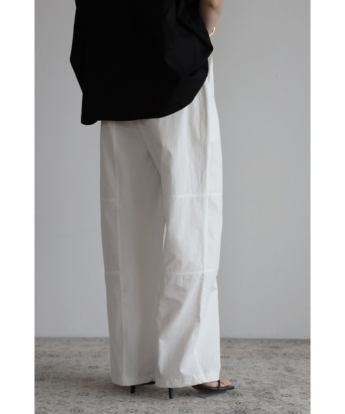 Bonjour Sagan（ボンジュールサガン）の「トレートべイカーパンツ（その他パンツ・レディース・ベージュ/オフホワイト・FREE）」の14枚目の写真