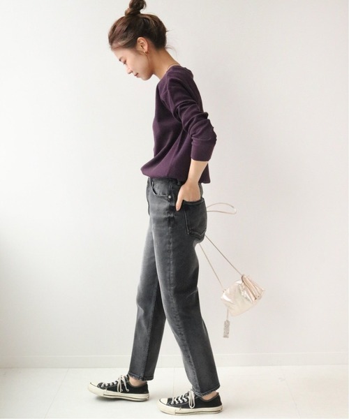 JOURNAL STANDARD relume(ジャーナルスタンダード レリューム)の「《追加2》ストレッチデニムテーパード(デニムパンツ・レディース・ブラック/グレー/ブルー・40/38/36/34)」の11枚目の写真