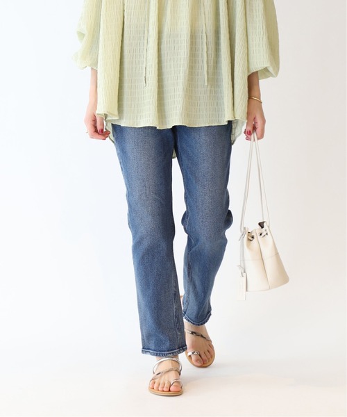 JOURNAL STANDARD relume(ジャーナルスタンダード レリューム)の「《追加2》ストレッチデニムテーパード(デニムパンツ・レディース・ブラック/グレー/ブルー・40/38/36/34)」の10枚目の写真