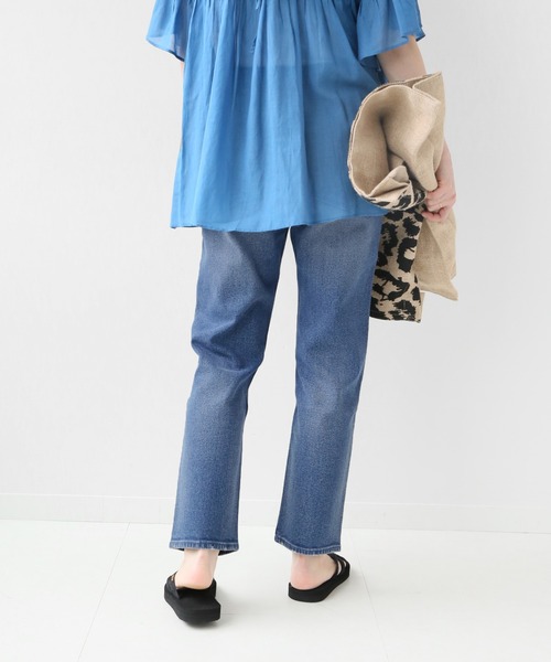 JOURNAL STANDARD relume(ジャーナルスタンダード レリューム)の「《追加2》ストレッチデニムテーパード(デニムパンツ・レディース・ブラック/グレー/ブルー・40/38/36/34)」の9枚目の写真