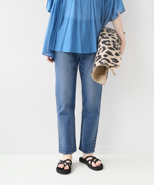 JOURNAL STANDARD relume(ジャーナルスタンダード レリューム)の「《追加2》ストレッチデニムテーパード(デニムパンツ・レディース・ブラック/グレー/ブルー・40/38/36/34)」の7枚目の写真