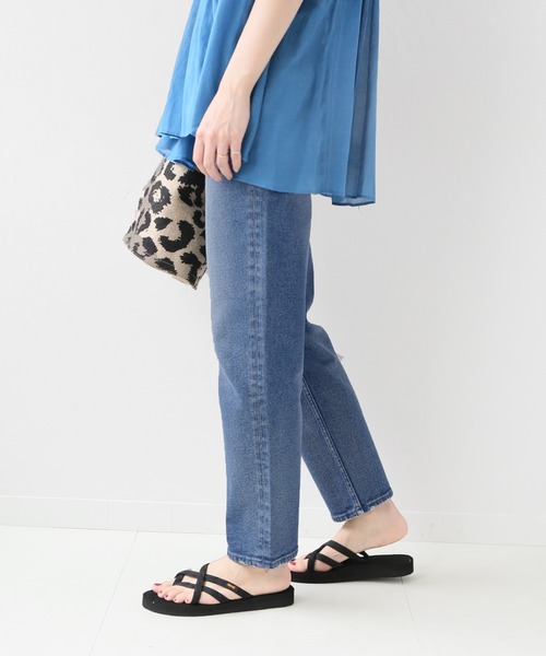 JOURNAL STANDARD relume(ジャーナルスタンダード レリューム)の「《追加2》ストレッチデニムテーパード(デニムパンツ・レディース・ブラック/グレー/ブルー・40/38/36/34)」の8枚目の写真