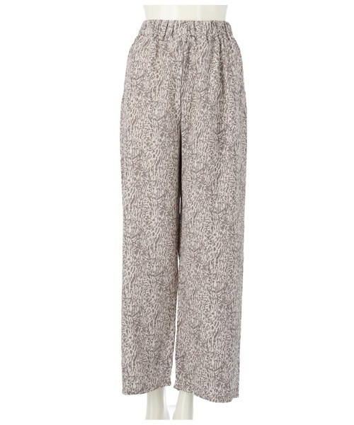 ANAP（アナップ）の「アニマルニュアンス柄ワイドパンツ（その他パンツ・レディース・ブラウン/ライトベージュ・FREE）」の9枚目の写真