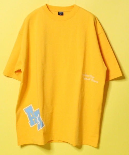 AVIREX（アヴィレックス）の「【WEB&DEPOT限定】フットボール アンド バーシティ ロゴ Tシャツ / FOOTBALL & VARSITY LOGO T-SHIRT / アヴィレックス / AVIREX（Tシャツ/カットソー・メンズ・ホワイト/ブラック/パープル/イエロー/ブルーグレー・MEDIUM/LARGE/X-LARGE/XX-LARGE）」の8枚目の写真