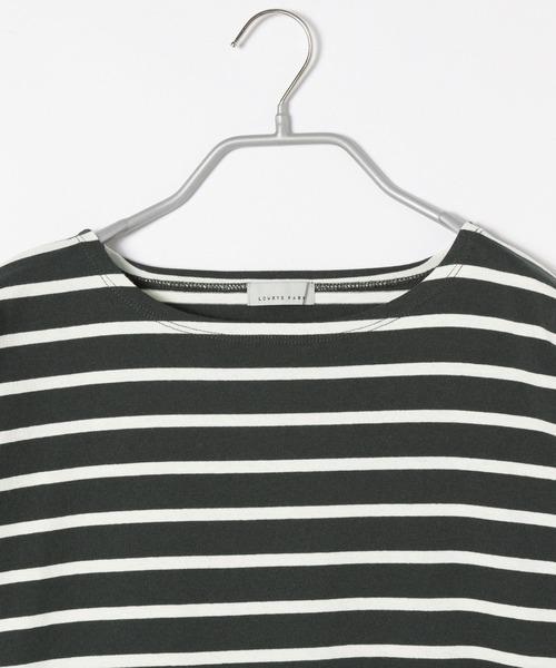 LOWRYS FARM(ローリーズファーム)の「オーバーバスクボーダーTシャツ 294725(Tシャツ/カットソー・メンズ・ブラック/ブラウン/グリーン/その他・MEDIUM/LARGE)」の22枚目の写真