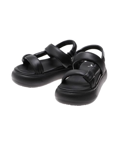 PUMA(プーマ)の「【PUMA】スウェード マユ サマー ウィメンズ(サンダル・レディース・ホワイト/ブラック・MEDIUM/LARGE)」の2枚目の写真