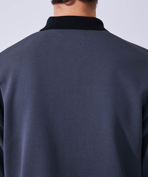 UNITED TOKYO（ユナイテッドトウキョウ）の「バイカラーニットPOLO（ニット/セーター・メンズ・グレー/グリーン・2/1）」の19枚目の写真