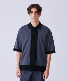 UNITED TOKYO | バイカラーニットPOLO(ニット/セーター)