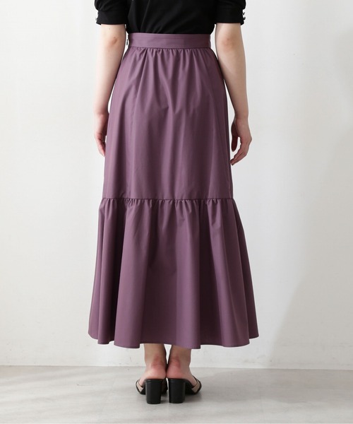 PROPORTION BODY DRESSING（プロポーションボディドレッシング）の「ティアードフレアスカート / 1212220509（スカート・レディース・ブラウン/カーキ/パープル・SMALL/MEDIUM）」の13枚目の写真