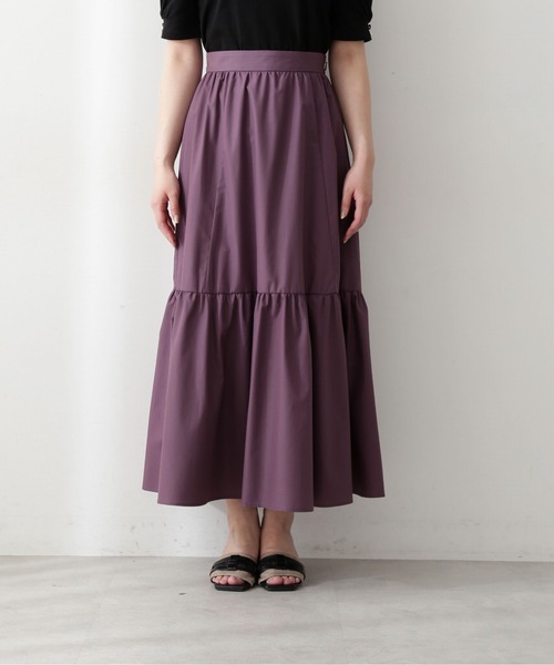 PROPORTION BODY DRESSING（プロポーションボディドレッシング）の「ティアードフレアスカート / 1212220509（スカート・レディース・ブラウン/カーキ/パープル・SMALL/MEDIUM）」の11枚目の写真