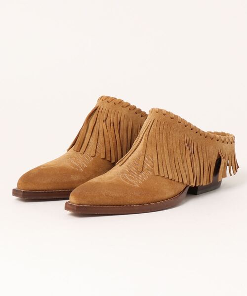 SARTORE サルトル　サンダル SARTORE サルトル サンダル 35 1/2 ブラウン スエード 靴