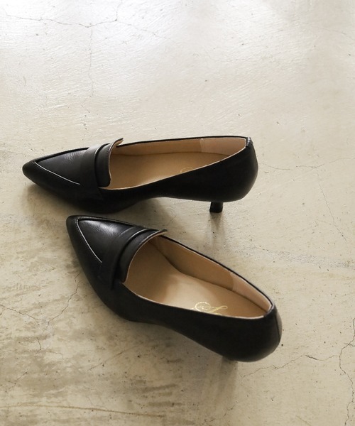 SESTO(セスト)の「ミドルヒールポインテッドトゥローファーパンプス(パンプス・レディース・ブラック/ベージュ/アイボリー・22.5cm/23.5cm/24.5cm/23.0cm/24.0cm/25.0cm)」の13枚目の写真