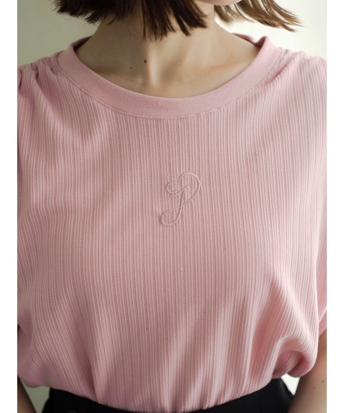JUMELLE(ジュメロ)の「刺繍ロゴトップス(Tシャツ/カットソー・レディース・ホワイト/ピンク/イエロー・FREE)」の19枚目の写真