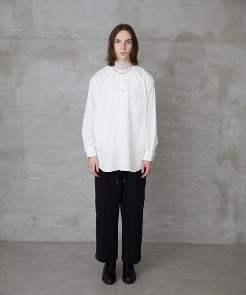 Lui's(ルイス)の「【Neucon / ニューコン】 ワイド トラックパンツ(スウェットパンツ・メンズ・ブラック/ブラウン・1/2)」の20枚目の写真