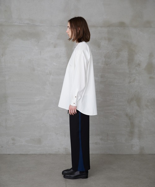 Lui's(ルイス)の「【Neucon / ニューコン】 ワイド トラックパンツ(スウェットパンツ・メンズ・ブラック/ブラウン・1/2)」の5枚目の写真