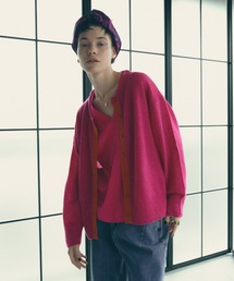 manana suerte | モヘアバイカラーカーディガン(カーディガン/ボレロ)